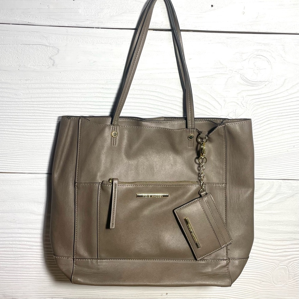 Steve Madden Taupe Beige Purse Shoulder Bag